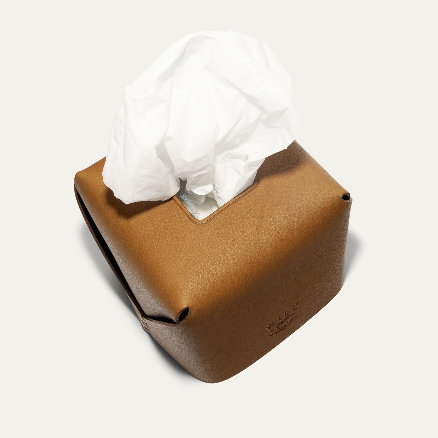 Square Tissue Box - Will Leather Goods